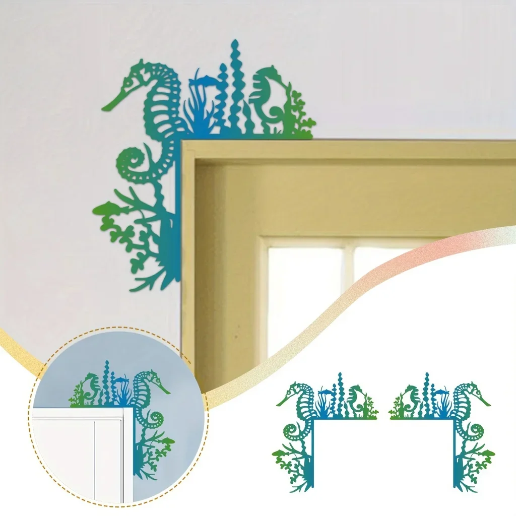 1pc Hanging Wall Art Colorful Seahorse Decorative Wall Stickers Door Corner Decoration Door Frame Corner Decoration Wall Sticker
1pc Hanging Wall Art Colorful Seahorse Decorative Wall Stickers Door Corner Decoration Door Frame Corner Decoration Wall Sticker
