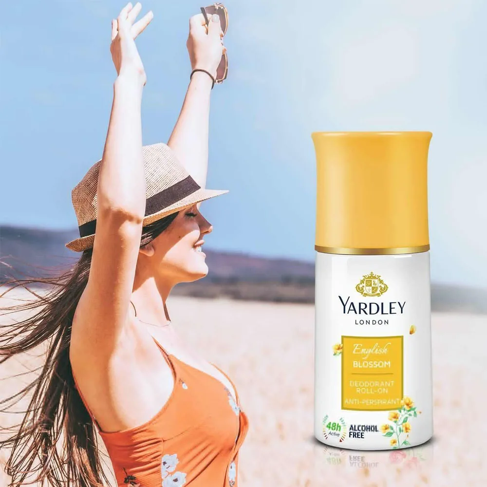 Yardley Roll-On Applicator Lavender Rose Reduces Armpit Sweat Remove odor Long-lasting for Man Women 50ml
Yardley Roll-On Applicator Lavender Rose Reduces Armpit Sweat Remove odor Long-lasting for Man Women 50ml