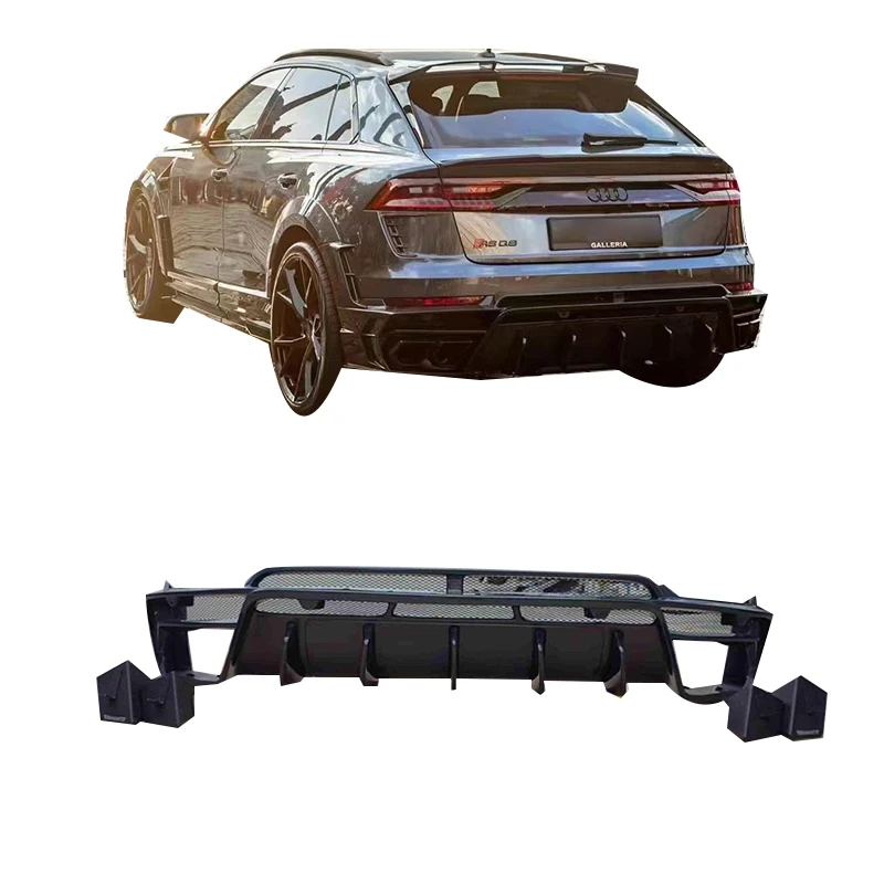 High quality Carbon Material Diffuser with exhaust tips performance Rear Bumper Lip Diffuser For AUDI RSQ8 perfect fitment
High quality Carbon Material Diffuser with exhaust tips performance Rear Bumper Lip Diffuser For AUDI RSQ8 perfect fitment