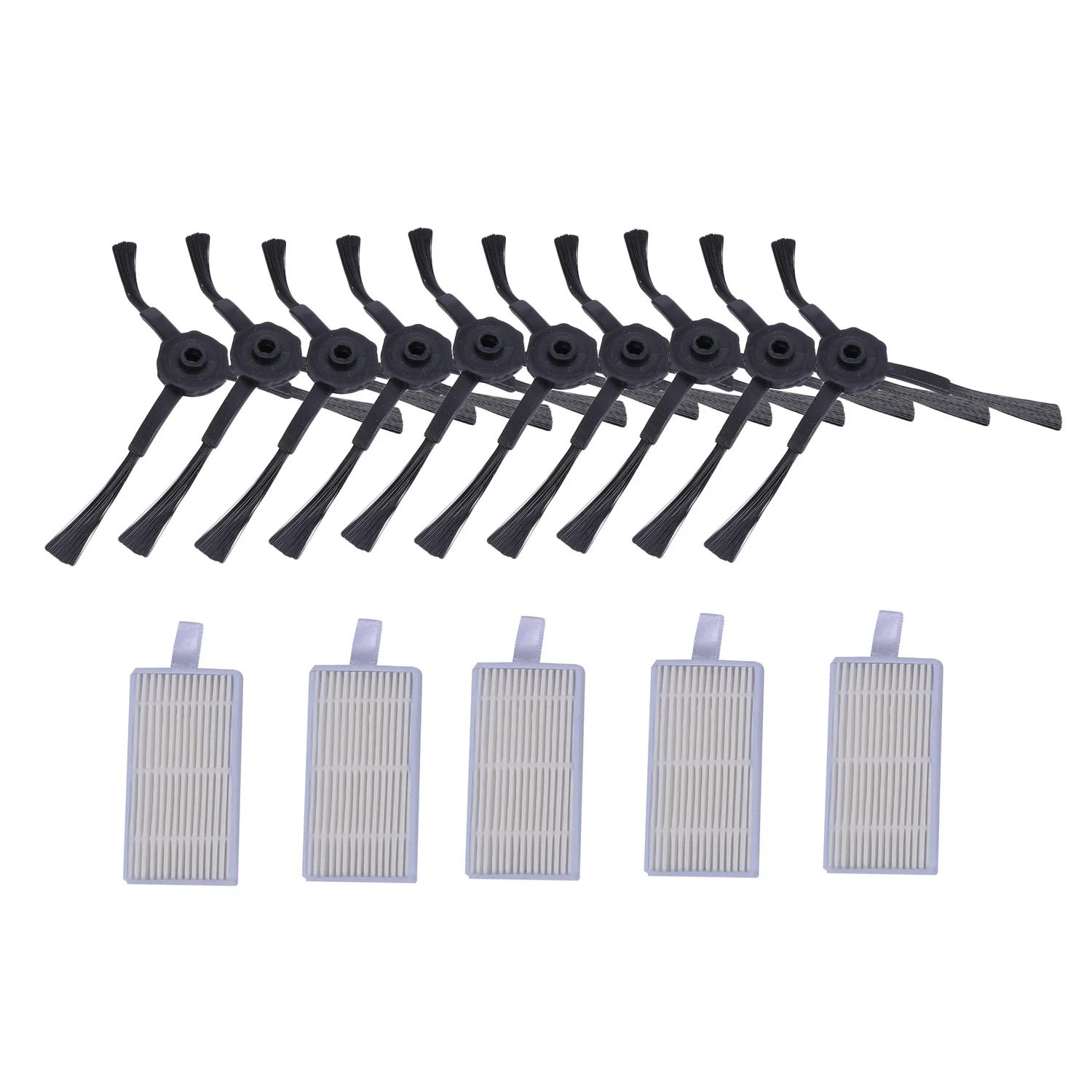 Vacuum Cleaner Accessories Kit For Panda X500,Gutrend Joy90/Fun 110, Ecovacs Cr120/Cen540 Hepa Filter X 5Pcs + Side Brush X 10
Vacuum Cleaner Accessories Kit For Panda X500,Gutrend Joy90/Fun 110, Ecovacs Cr120/Cen540 Hepa Filter X 5Pcs + Side Brush X 10