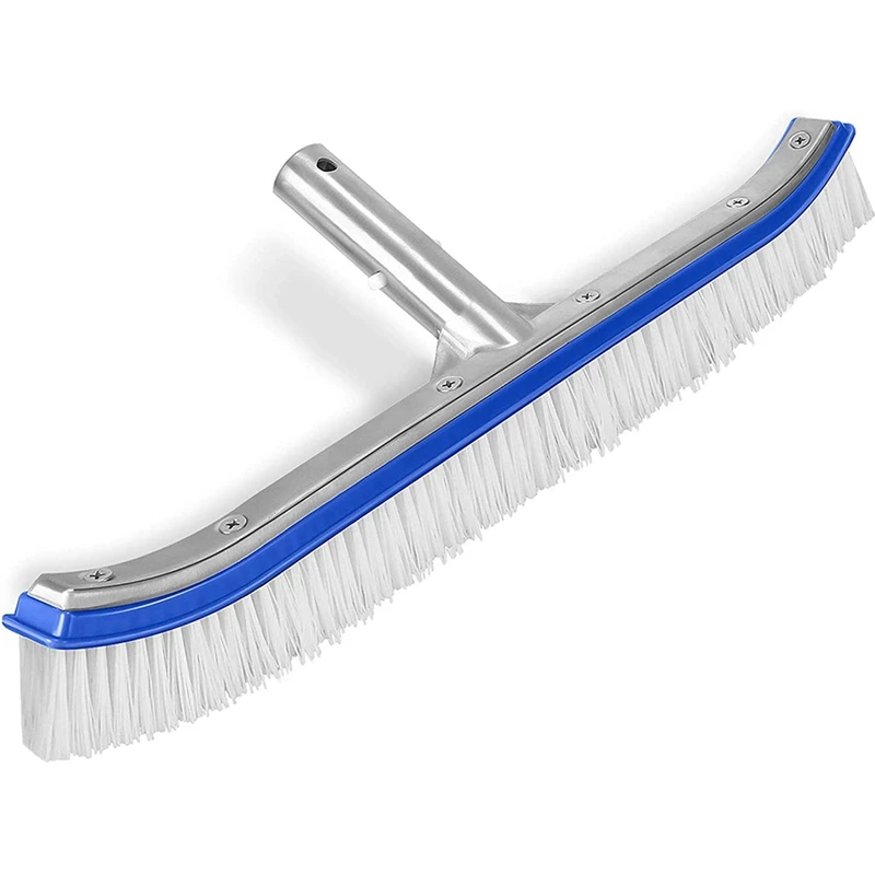 2X Pool Brush, Swimming Pool Wall & Tile Brush 18 Inch Swimming Pool Cleaning Pole Brush Head Replacement Brush,Blue
2X Pool Brush, Swimming Pool Wall & Tile Brush 18 Inch Swimming Pool Cleaning Pole Brush Head Replacement Brush,Blue
