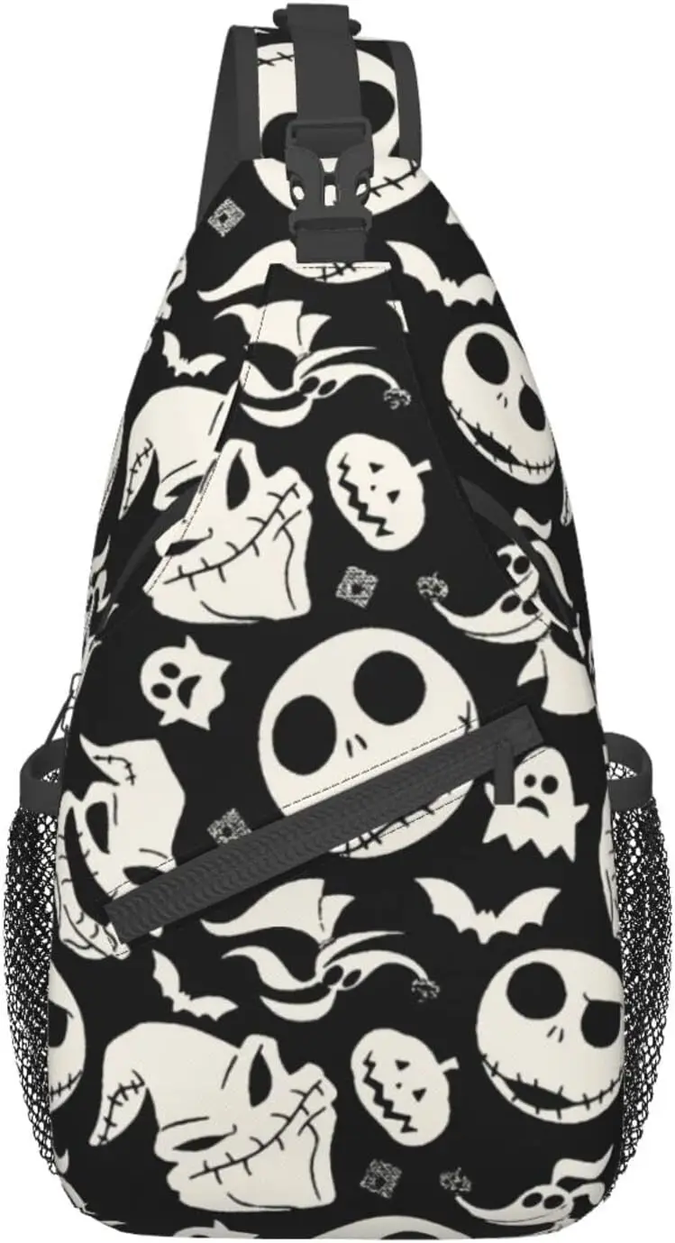 Crossbody Bags for Women Men Halloween Skull Sling Bag Outdoor Casual Fashion Chest Bags for Sports Travel Hiking Camping
Crossbody Bags for Women Men Halloween Skull Sling Bag Outdoor Casual Fashion Chest Bags for Sports Travel Hiking Camping
