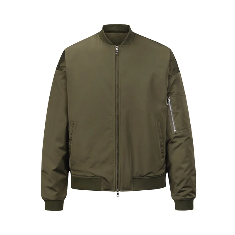 Solid Color Bomber Jackets Men High Quality Cotton Clip Thickening Jacket Coat Autumn Winter Warm Top Male Streetwear
Solid Color Bomber Jackets Men High Quality Cotton Clip Thickening Jacket Coat Autumn Winter Warm Top Male Streetwear