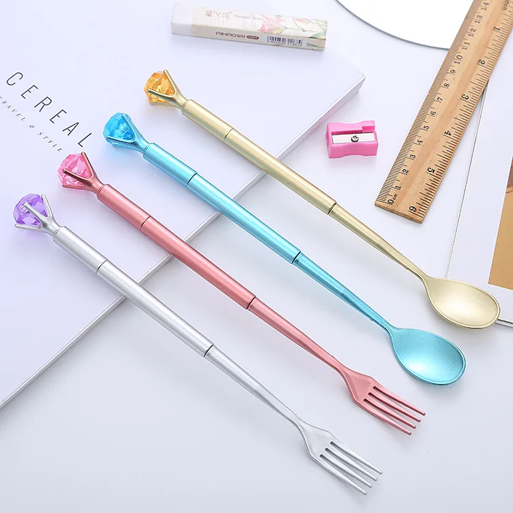 36pcs Boxed tableware modeling neutral pen creative diamond spoon fork student water pen office stationery signature pen
36pcs Boxed tableware modeling neutral pen creative diamond spoon fork student water pen office stationery signature pen