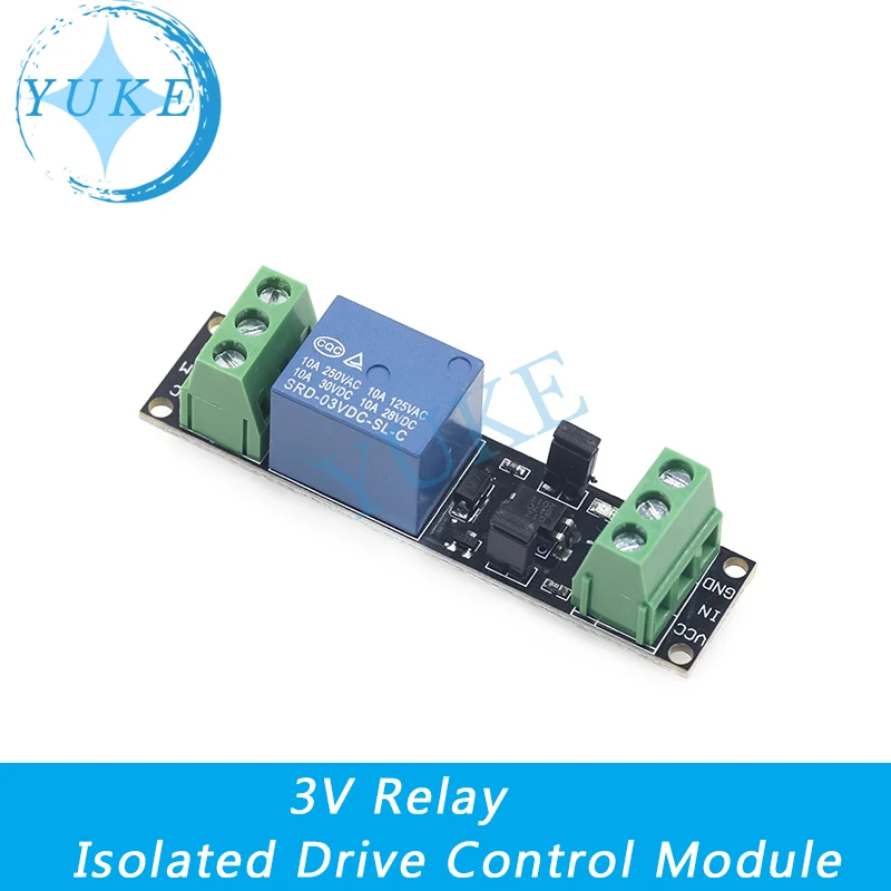 Single-channel 3V relay isolation driver control module advanced driver board
Single-channel 3V relay isolation driver control module advanced driver board
