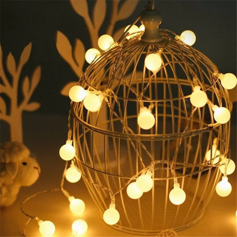 Ball LED String Lights 2023 Garden Fairy Lights Garland Lights USB/Battery Power Waterproof Outdoor Lamp Wedding Christmas Decor
Ball LED String Lights 2023 Garden Fairy Lights Garland Lights USB/Battery Power Waterproof Outdoor Lamp Wedding Christmas Decor