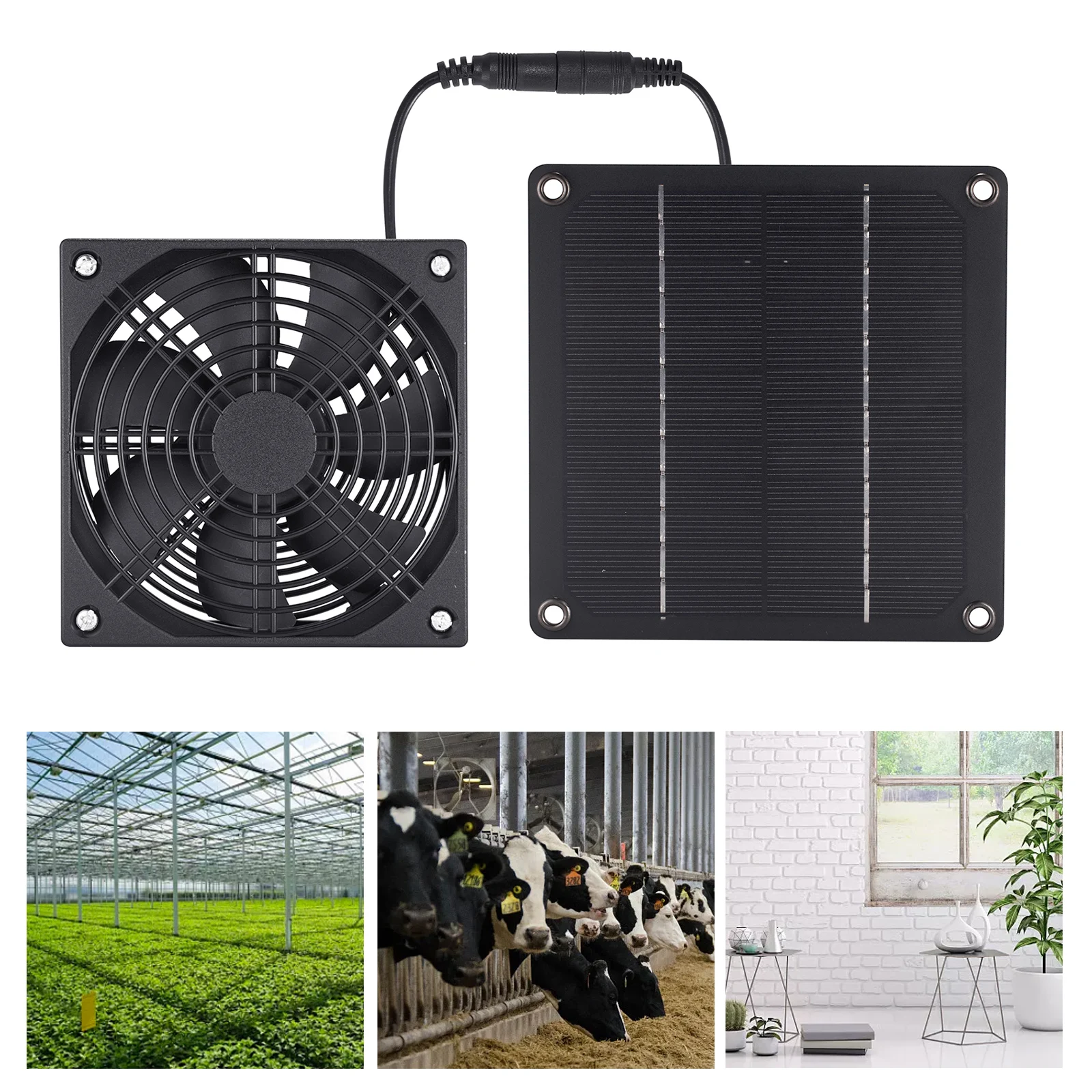 1set PET Solar Panel Fan Cable For Hot Summer Small Chicken Coop Greenhouse Shed Pet House Casement Exhaust Home Improvement
1set PET Solar Panel Fan Cable For Hot Summer Small Chicken Coop Greenhouse Shed Pet House Casement Exhaust Home Improvement