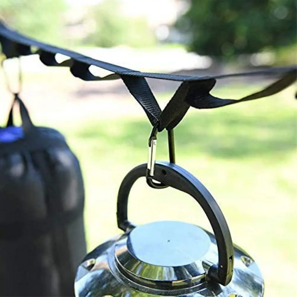 Campsite Storage Strap Durable Camping Clothesline with Hooks Strong Load-bearing Strap for Quick Release Campsite Storage
Campsite Storage Strap Durable Camping Clothesline with Hooks Strong Load-bearing Strap for Quick Release Campsite Storage