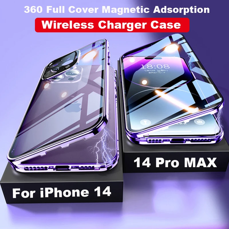 360 полностью металлический магнитный чехол для iPhone 14 Plus 13 Pro MAX 12, алюминиевый бампер 14 Pro с беспроводным зарядным устройством, чехол для телефона из закаленного стекла
360 полностью металлический магнитный чехол для iPhone 14 Plus 13 Pro MAX 12, алюминиевый бампер 14 Pro с беспроводным зарядным устройством, чехол для телефона из закаленного стекла