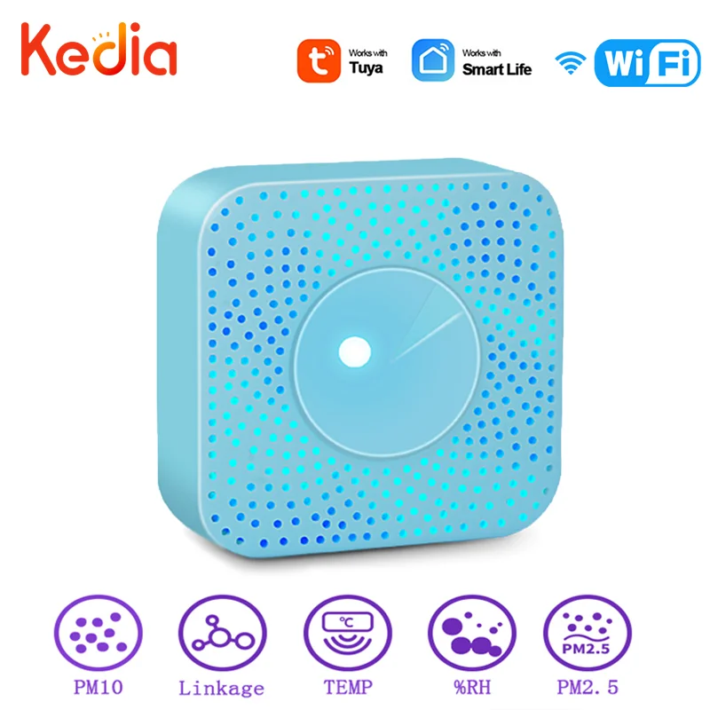Tuya WiFi Smart Air Housekeeper PM2.5 PM10 Temperature Humidity 4 In 1 Smart Air Box Sensor Automation Alarm Detector Smart Home
Tuya WiFi Smart Air Housekeeper PM2.5 PM10 Temperature Humidity 4 In 1 Smart Air Box Sensor Automation Alarm Detector Smart Home