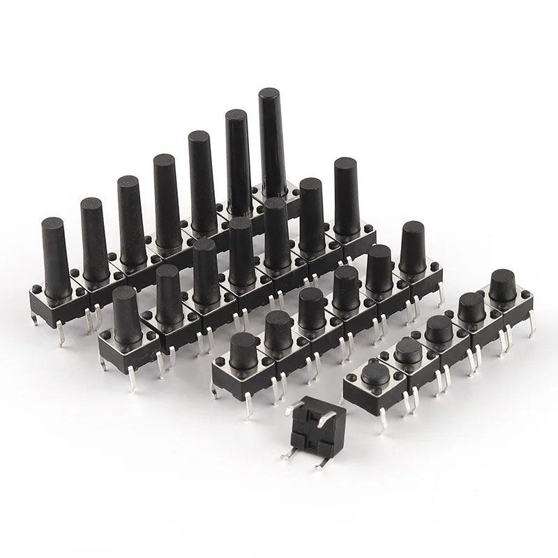 20/100PCS 6x6mm Panel PCB Momentary 4 Pin Tactile Tact Mini Push Button Switch 6*6*12/12.5/13/13.5/14/15/16/17/18/19/20MM
20/100PCS 6x6mm Panel PCB Momentary 4 Pin Tactile Tact Mini Push Button Switch 6*6*12/12.5/13/13.5/14/15/16/17/18/19/20MM