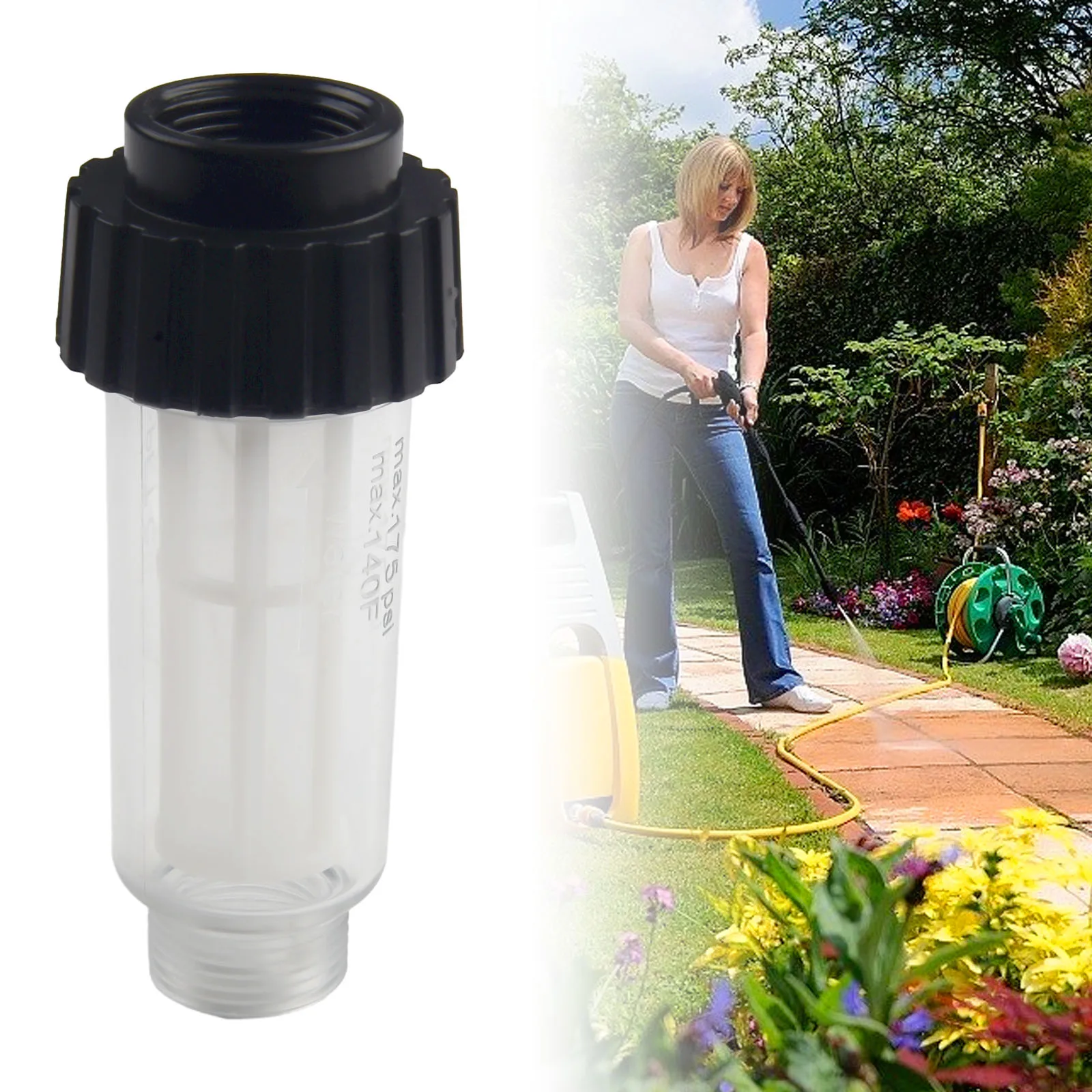 Water Filter Pressure Washer Accessories HOSE PIPE WATER INLET PUMP FILTER For KARCHER K2 K3 K4 K5 High Pressure Cleaners
Water Filter Pressure Washer Accessories HOSE PIPE WATER INLET PUMP FILTER For KARCHER K2 K3 K4 K5 High Pressure Cleaners
