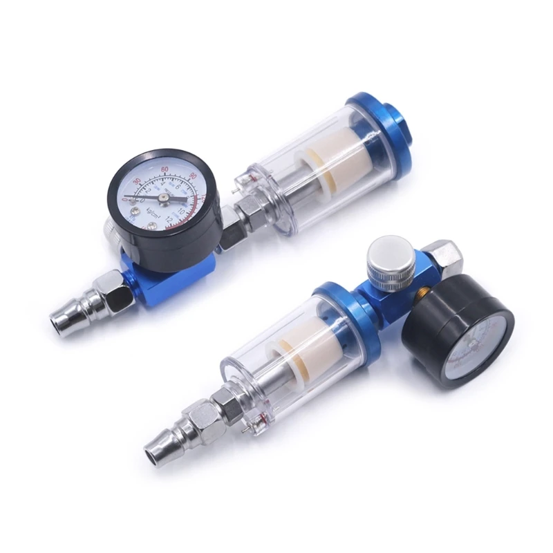 Pneumatic Tools In-line Oil Water TrapFilterSeparator Air Adjusting Regulator with Pressure Gauges Water TrapFilter
Pneumatic Tools In-line Oil Water TrapFilterSeparator Air Adjusting Regulator with Pressure Gauges Water TrapFilter