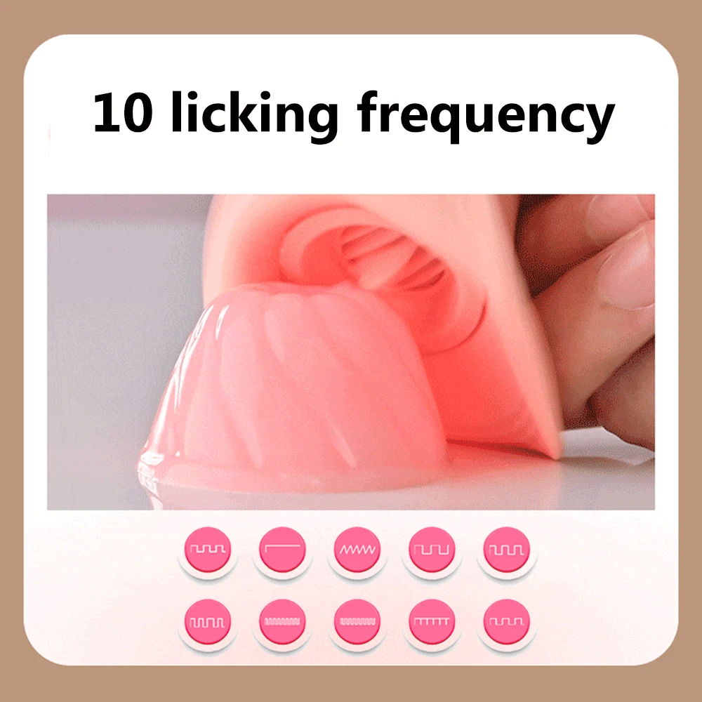 Vibromasseur suceur et léchage pour femme, 10 modes, clitoridien, langue, continents, stimulateur pour femme, orgasme, vagin, jouets sexuels, couple injuste 2