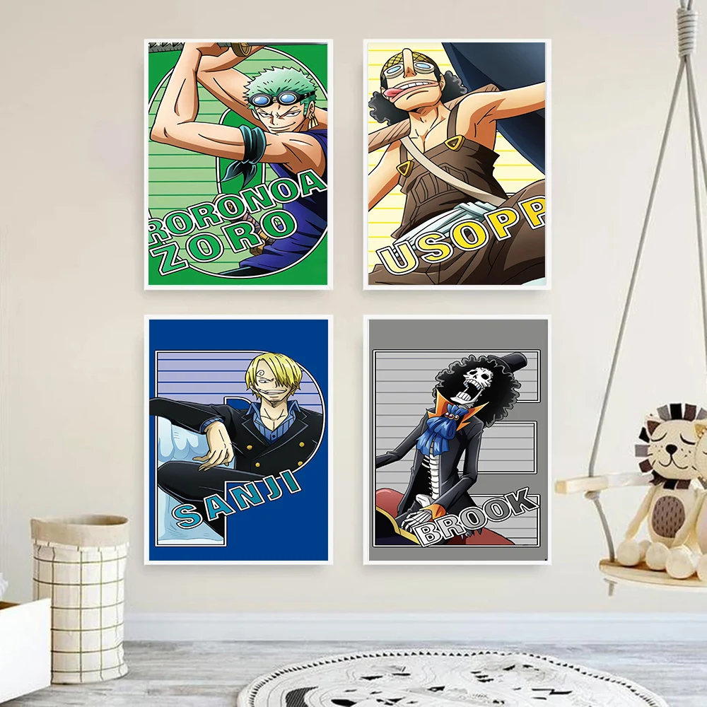Abstract Japanese Anime Poster One Piece Picture Canvas Painting Zoro Usopp Brook Prints Wall Art Nursery Bar Bedroom Home Decor 
Abstract Japanese Anime Poster One Piece Picture Canvas Painting Zoro Usopp Brook Prints Wall Art Nursery Bar Bedroom Home Decor