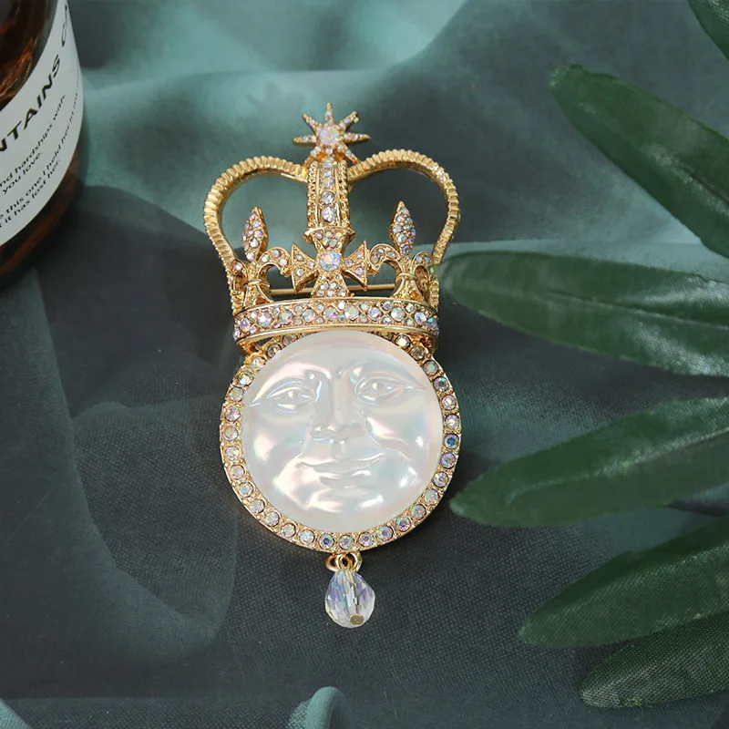 Vintage Color Sun Moon Brooch Necklace Dual-Use Clothing Accessories Pins For Clothes For Women Cute Things Broches De Ropa Muje
Vintage Color Sun Moon Brooch Necklace Dual-Use Clothing Accessories Pins For Clothes For Women Cute Things Broches De Ropa Muje