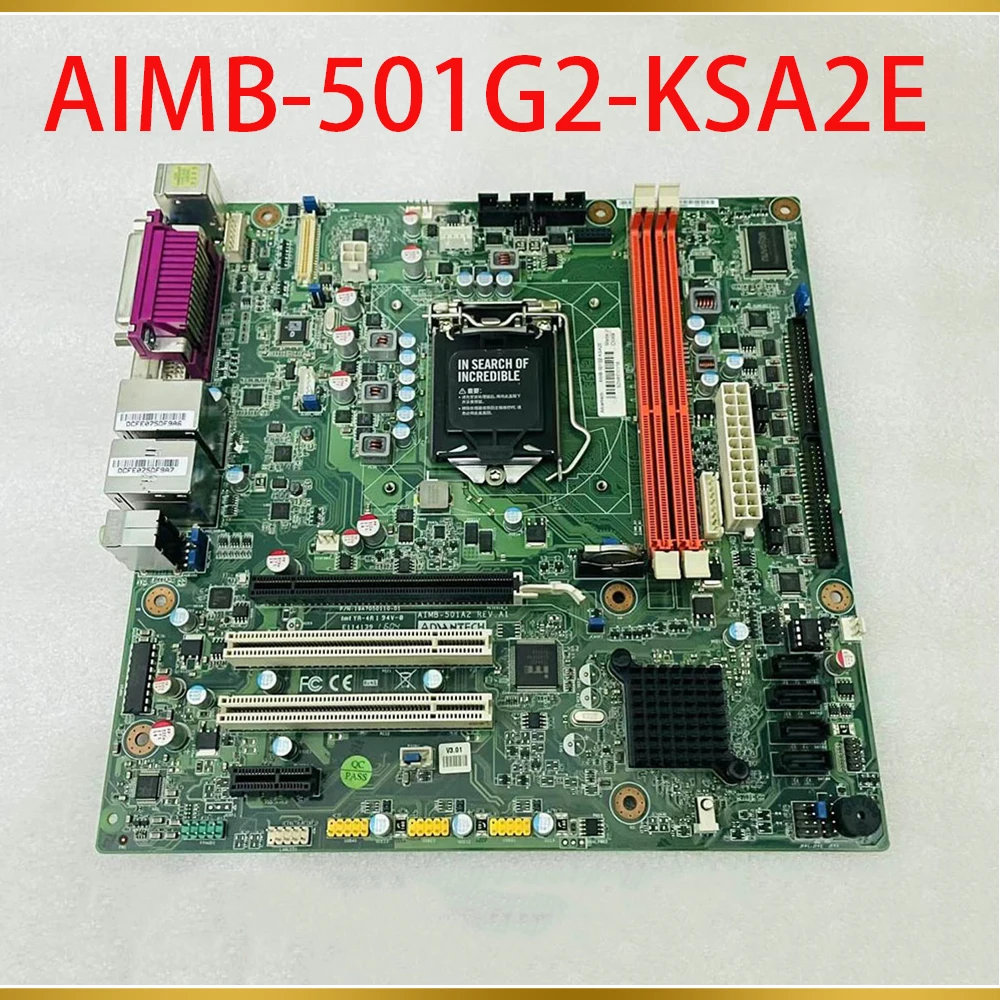 

For Advantech Industrial Motherboard Dual Gigabit Ethernet Port i7/i5/i3 processor VGA+DVI AIMB-501G2 AIMB-501G2-KSA2E