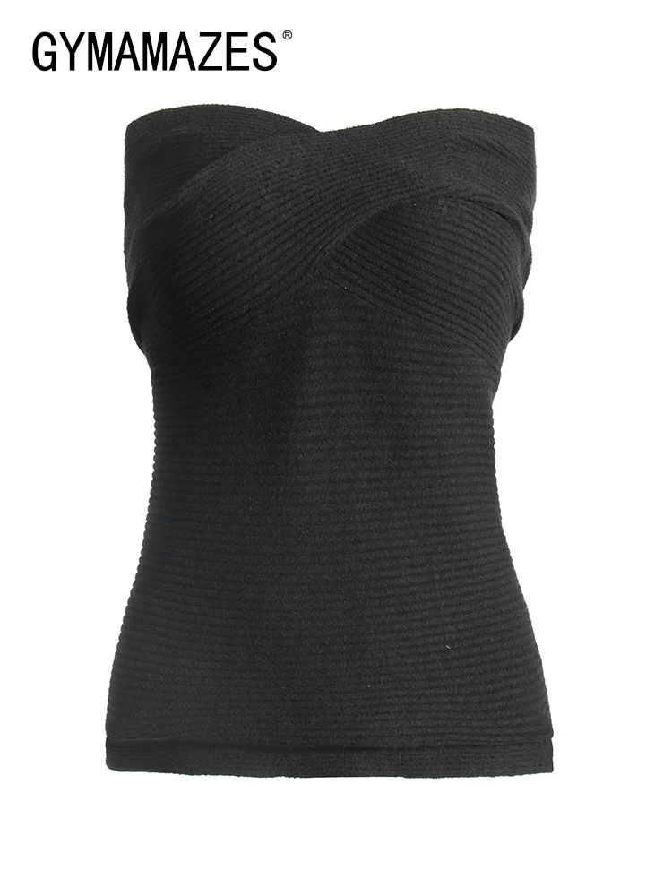 GYMAMAZES Pullover Solid Tank Tops For Women Strapless Sleeveless Slim Summer Minimalist Vest Female Fashion Style Clothing New
GYMAMAZES Pullover Solid Tank Tops For Women Strapless Sleeveless Slim Summer Minimalist Vest Female Fashion Style Clothing New