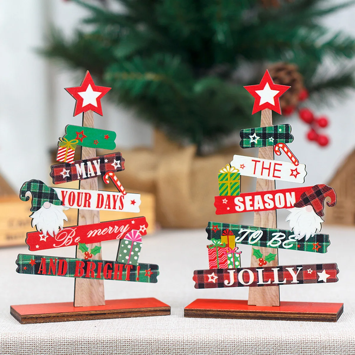 Christmas Tree Shape Desktop Ornaments Christmas Decoration 2023 for Home Wood Tabletop Standing Ornament Navidad New Year 2024
Christmas Tree Shape Desktop Ornaments Christmas Decoration 2023 for Home Wood Tabletop Standing Ornament Navidad New Year 2024