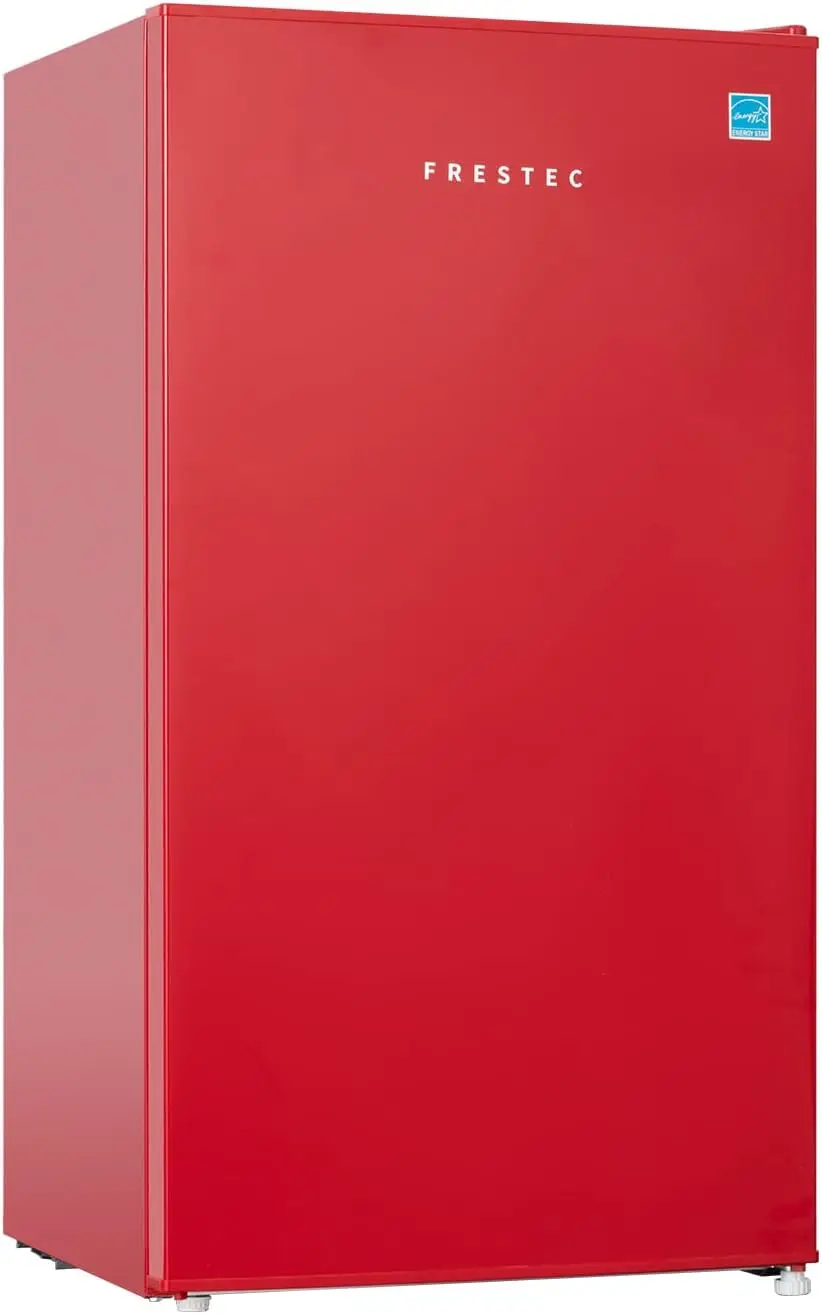

Мини-холодильник Frestec 3,1 куб. Дюйма, компактный холодильник, маленький холодильник с морозильной камерой, красный (FR 310 красный)