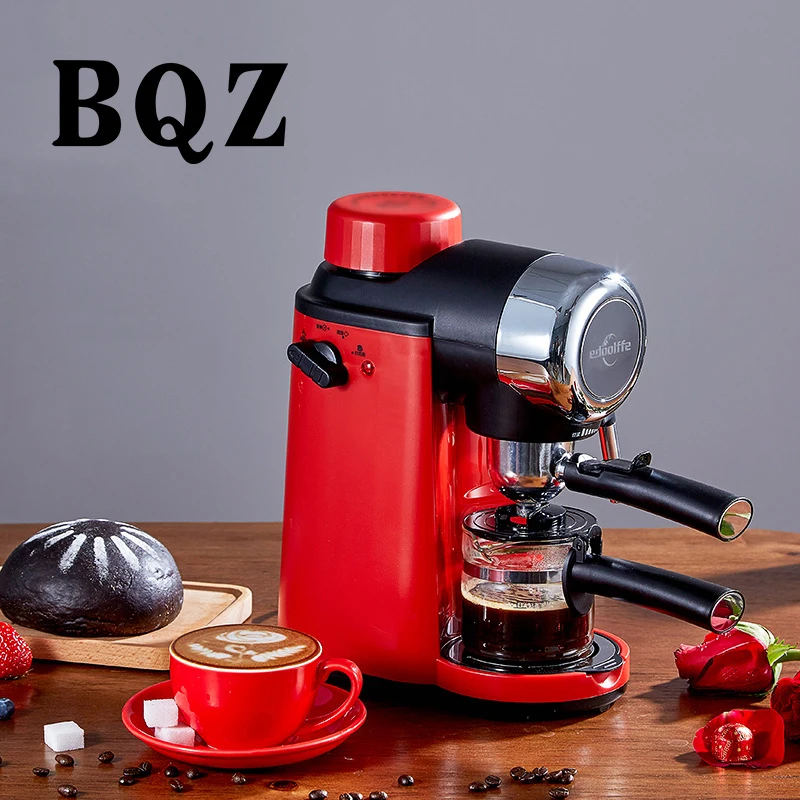 Домашняя и кухонная Кофеварка BQZ, Паровая пенообразовательная капельная кофемашина, маленькая мини-полуавтоматическая для капучино, латте
Домашняя и кухонная Кофеварка BQZ, Паровая пенообразовательная капельная кофемашина, маленькая мини-полуавтоматическая для капучино, латте
