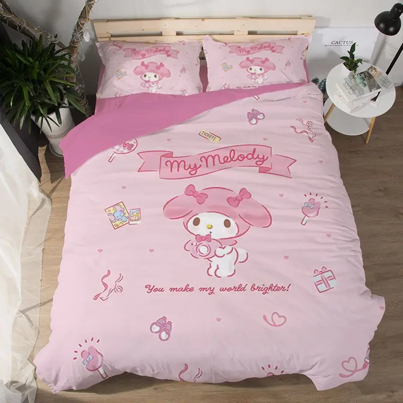 Постельное белье Sanrios Kuromi My Melody LittleTwinStars с аниме, милые Мультяшные постельные принадлежности, японская кавайная простыня, пододеяльник, мягкое и приятное для кожи покрывало
Постельное белье Sanrios Kuromi My Melody LittleTwinStars с аниме, милые Мультяшные постельные принадлежности, японская кавайная простыня, пододеяльник, мягкое и приятное для кожи покрывало