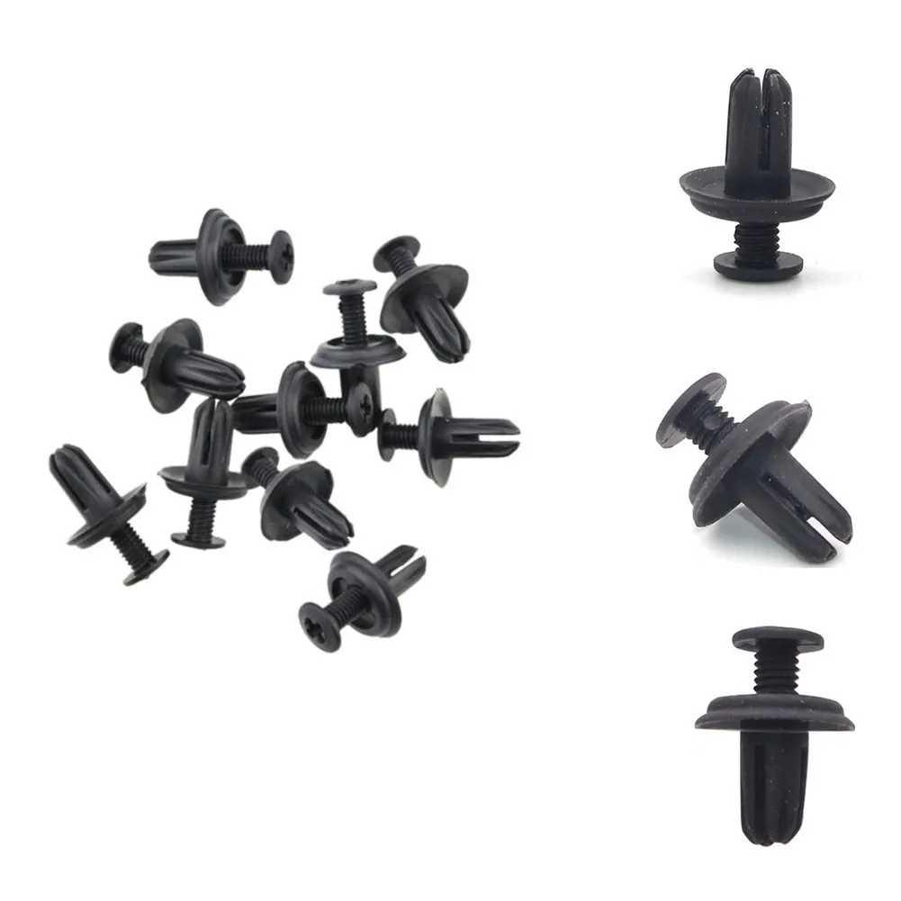 

20x 6mm Plastic Trim Panel Clips- Replaces For Honda Part Number 90687-SB0-013 And 90687-SB0-003 Black Trim Panel Clips