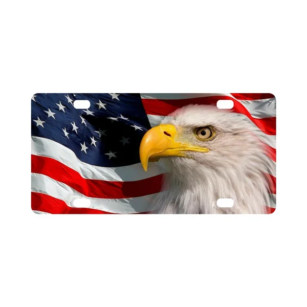 American Patriotic Eagle License Plate Tag Frame Cover Shield Car Truck Tag Shield Cover and Frame Auto
American Patriotic Eagle License Plate Tag Frame Cover Shield Car Truck Tag Shield Cover and Frame Auto