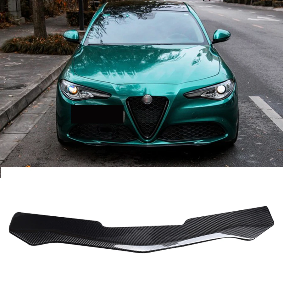

Really carbon fiber front lip chin car front bumper decoration for 2016-2022 Alfa Romeo Giulia front spoiler