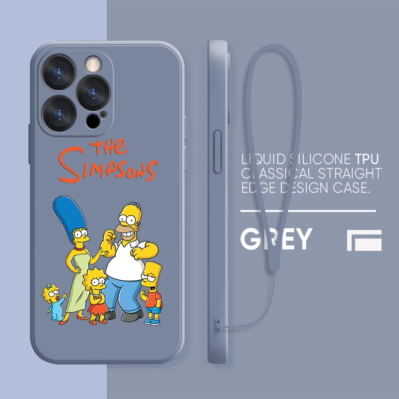 The Simpson Funny Cartoon Case For Apple iPhone 14 13 12 11 Pro Max Plus Mini XS Max X XR 7 8 Liquid Rope Phone Cover Core Coque
The Simpson Funny Cartoon Case For Apple iPhone 14 13 12 11 Pro Max Plus Mini XS Max X XR 7 8 Liquid Rope Phone Cover Core Coque
