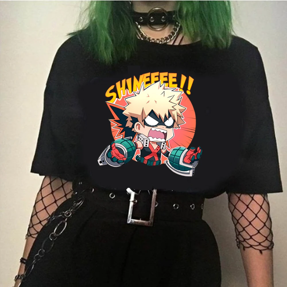 2022 Women T Shirt My Hero Academia Print Short Sleeve T-shirt Female Bakugo Harajuku Oversized Streetwear Unisex Clothes Tops
2022 Women T Shirt My Hero Academia Print Short Sleeve T-shirt Female Bakugo Harajuku Oversized Streetwear Unisex Clothes Tops