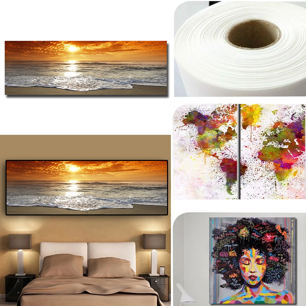 

Beach Print Paintings Study Bedroom Wall Art Canvas Decor Drawing Hanging Painting Picture Poster Sea 40*120cm
