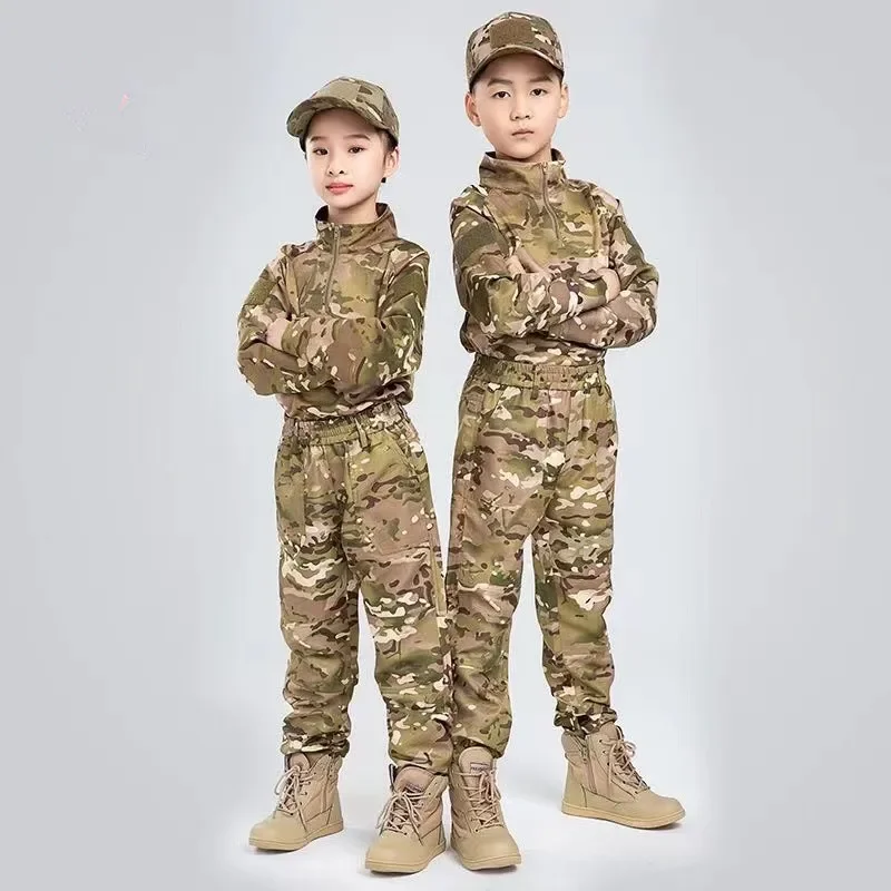 Children Camouflage Uniform Suit Breathable Long Sleeve Outdoor Development School Student Summer Camp Military Training Uniform
Children Camouflage Uniform Suit Breathable Long Sleeve Outdoor Development School Student Summer Camp Military Training Uniform