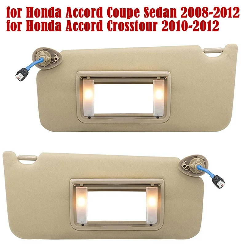 

Windshield Sunvisor Board Beige Sunvisor Left Right Side Car Sun Visor Shade For Honda Accord Coupe Sedan 2008-2012