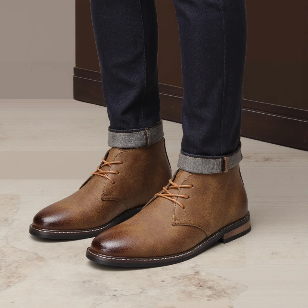 أحذية رجالية جلدية ماركة 2026 مريحة وعصرية وفاخرة أحذية رجالية جلدية ماركة 2026 مريحة وعصرية وفاخرة