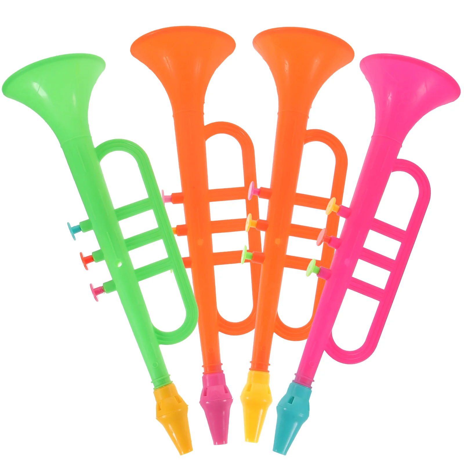 4 Pcs Musical Instruments Trumpet Noise Maker Simulation Colorful Trumpets Plastic Child Interesting
4 Pcs Musical Instruments Trumpet Noise Maker Simulation Colorful Trumpets Plastic Child Interesting