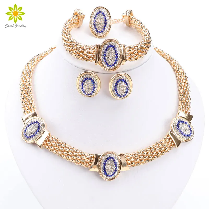African Costume Jewelry Sets Women Gold Color Beads Rhinestone Oval Shape Necklace Set Dubai Nigerian Wedding Accessories
African Costume Jewelry Sets Women Gold Color Beads Rhinestone Oval Shape Necklace Set Dubai Nigerian Wedding Accessories