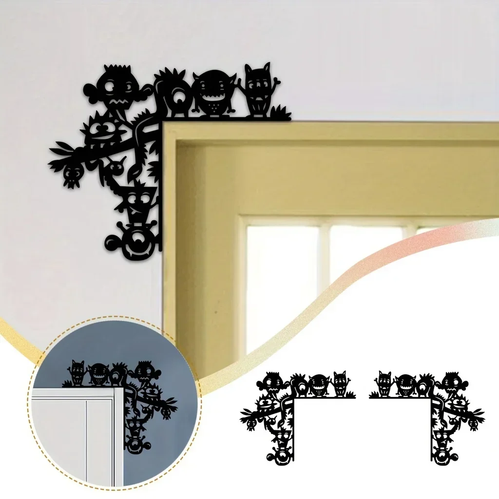 

Spooky Decorative Wall Stickers Decor Door Corner Decoration Door Frame Corner Decoration Decor Wall Hanging Art Decoration wal