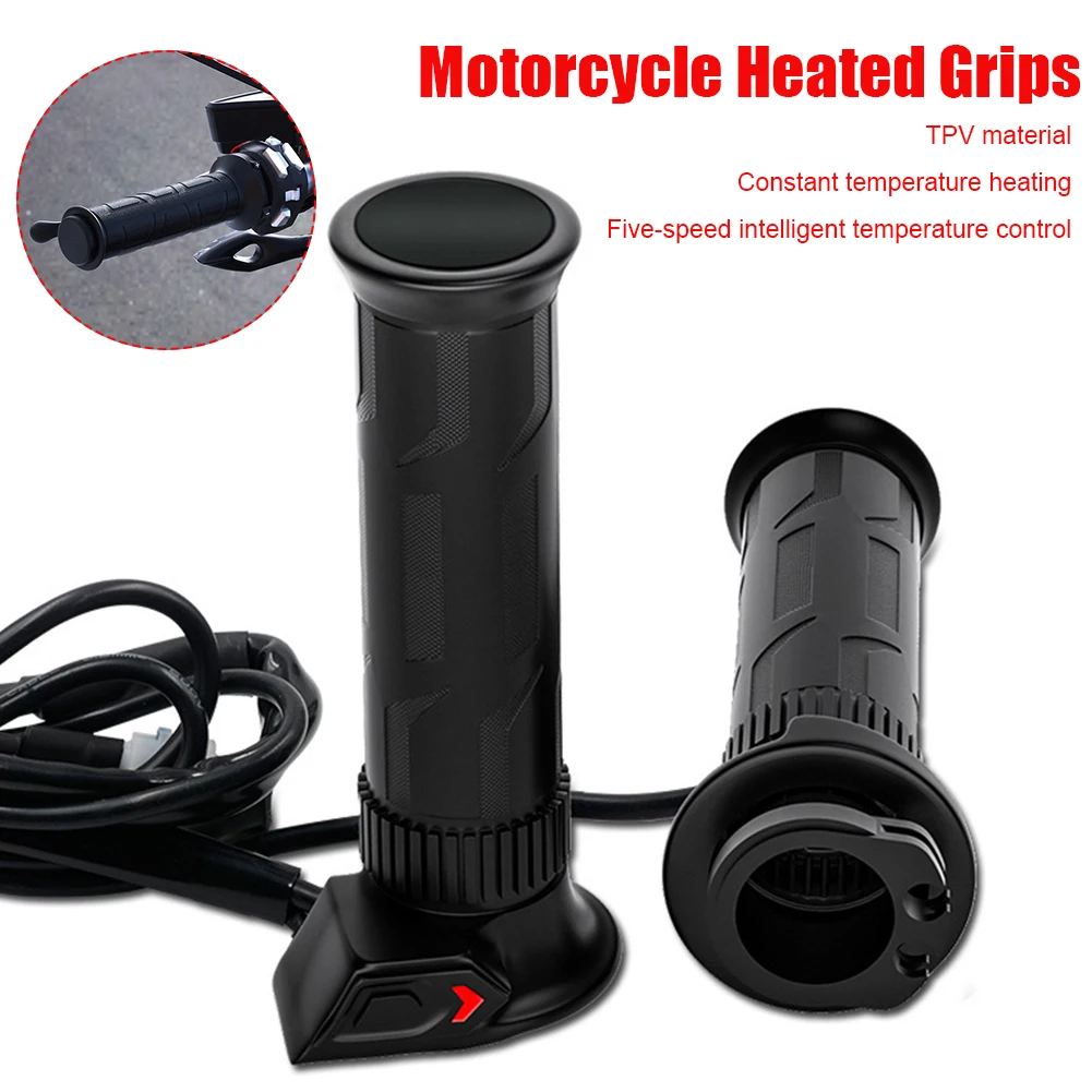 New Black 22.2mm Motorcycle Hand Heated Grips Handlebar Electric Hot Handlebar Warmer Temperature Adjustment Motorcycle Parts
New Black 22.2mm Motorcycle Hand Heated Grips Handlebar Electric Hot Handlebar Warmer Temperature Adjustment Motorcycle Parts