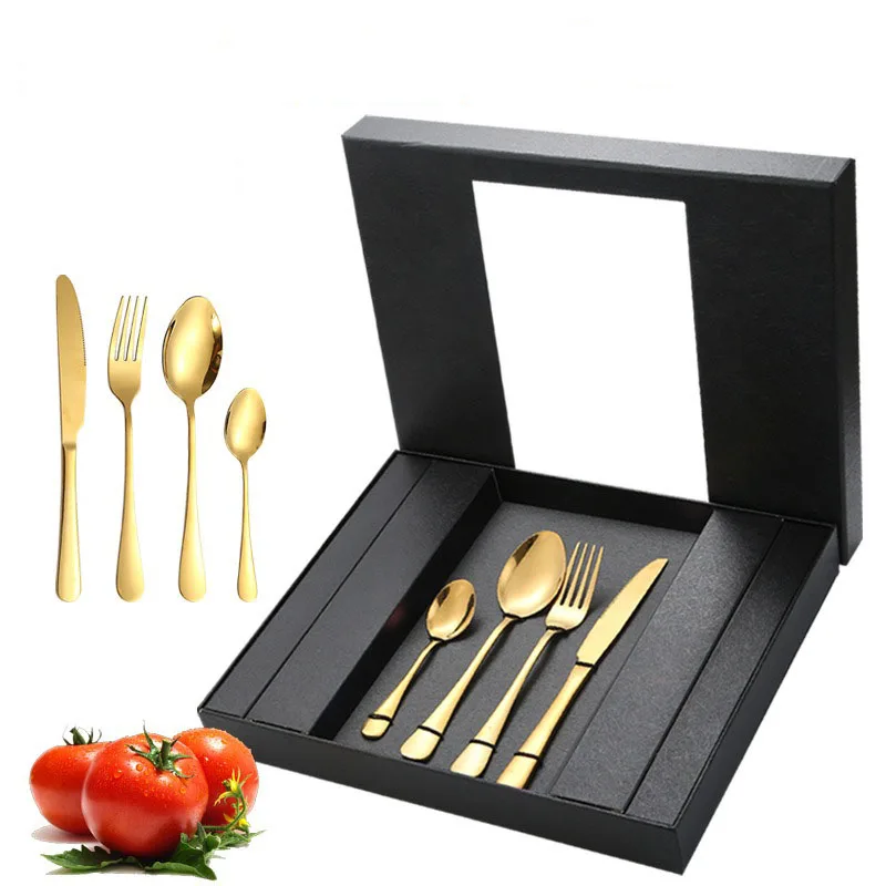 European Style 24 Pcs Fork Spoon Knife Set with Case Stainless Steel Cutlery Set Portable Metal Kitchen Utensils Kit Accessories
European Style 24 Pcs Fork Spoon Knife Set with Case Stainless Steel Cutlery Set Portable Metal Kitchen Utensils Kit Accessories