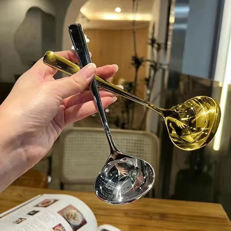 Stainless Steel Spoon Big Head Spoon Thickened Large Capacity Hot Pot Soup Spoon Drinking Porridge Spoon Kitchen Tools
Stainless Steel Spoon Big Head Spoon Thickened Large Capacity Hot Pot Soup Spoon Drinking Porridge Spoon Kitchen Tools