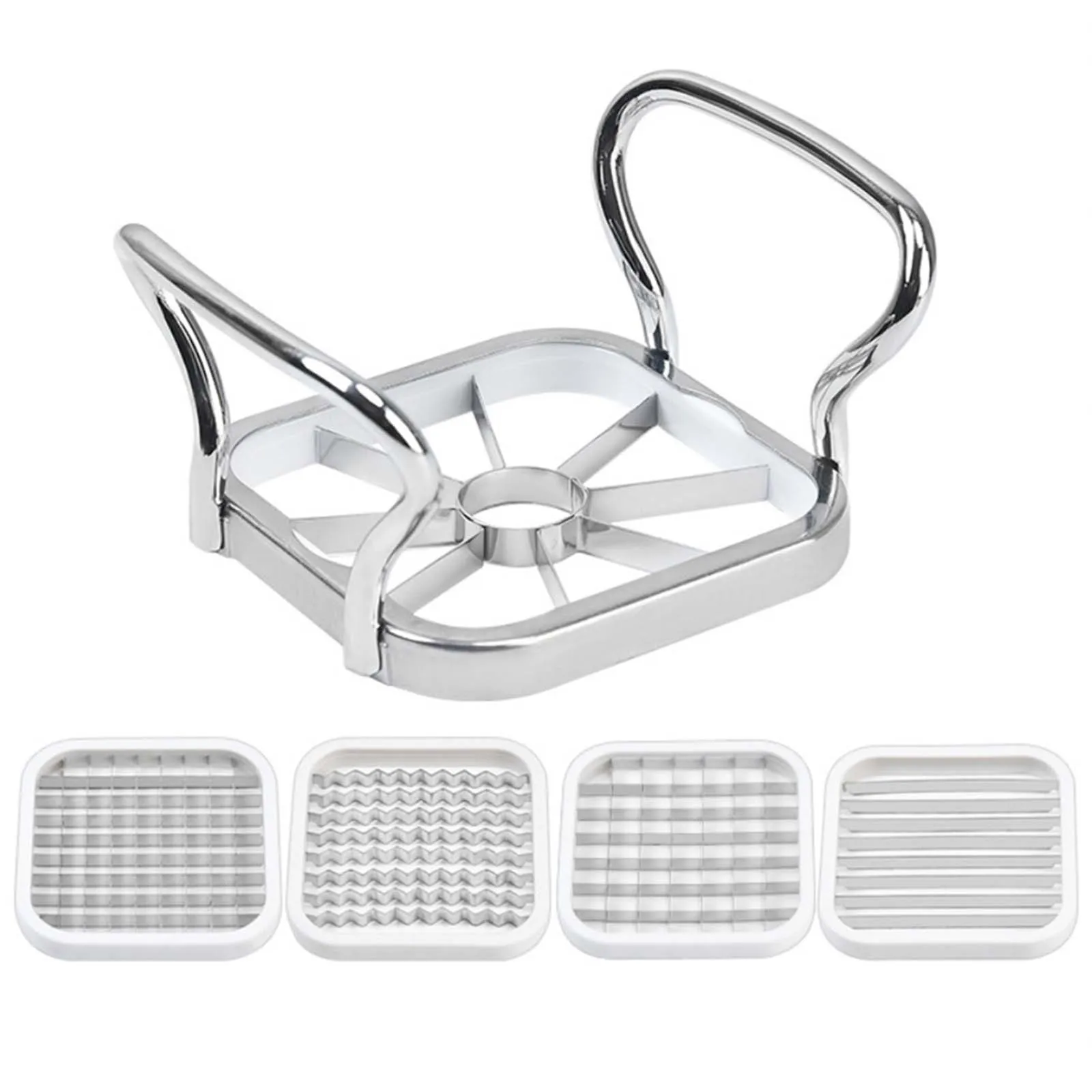 

Multi-Functional Stainless Steel 5pcs/set For Apples Pear Potato Chips Kitchen Utensils Tools Vegetable & Fruits Cutter Slicer