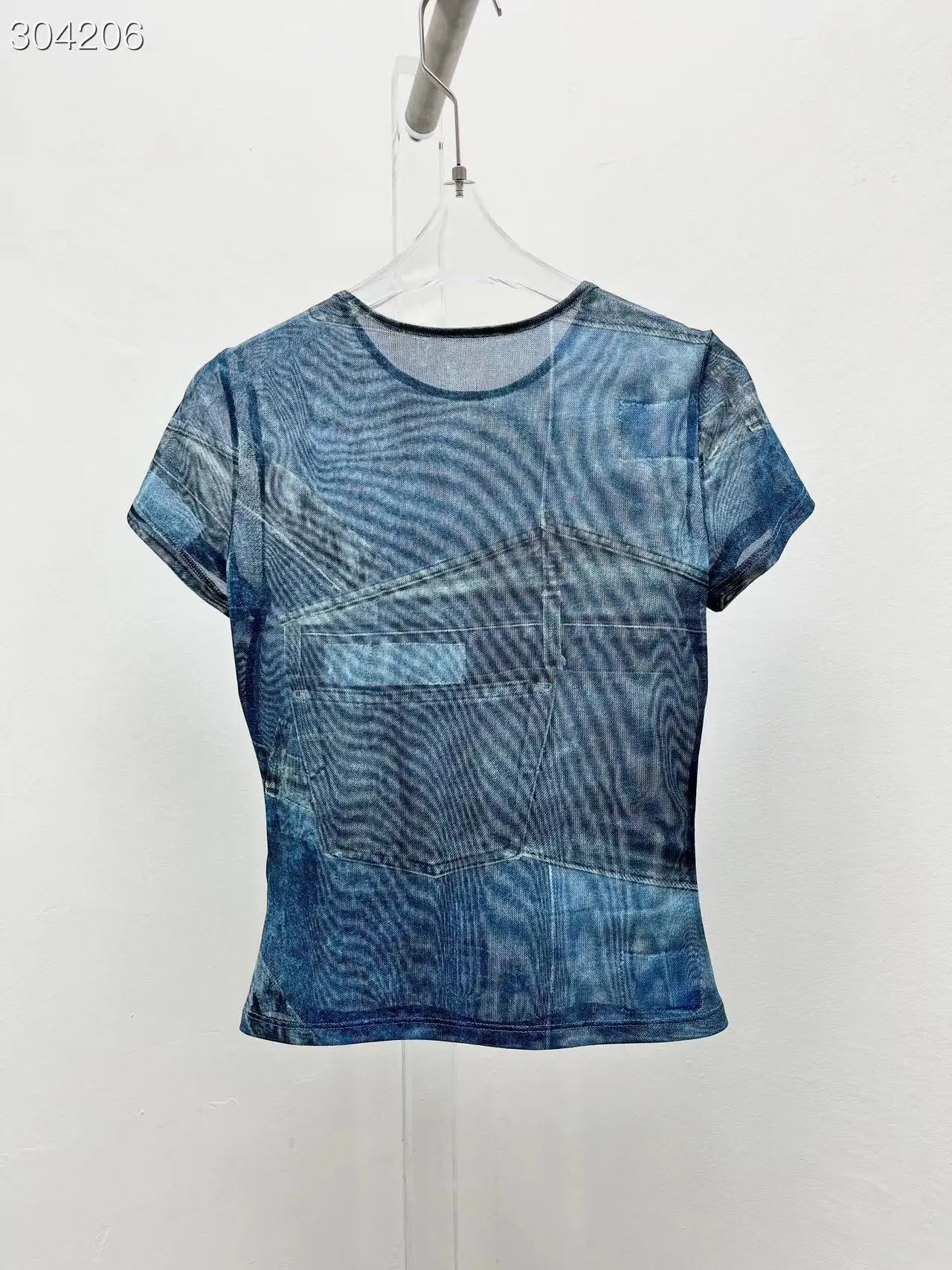 2023 Summer Runway Ladies Clothes Vintage Print Short Sleeve Mesh T-shirts Fashion Casual Holiday Soft Slim O-Neck Tees Tops
2023 Summer Runway Ladies Clothes Vintage Print Short Sleeve Mesh T-shirts Fashion Casual Holiday Soft Slim O-Neck Tees Tops