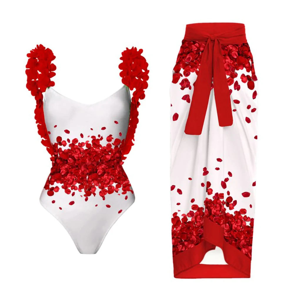 Petal Print Swimsuit One-piece Sexy Halter Women's Bikini Fashion Strap Blouse Color Matching Beachwear 2023 Luxury Push Up
Petal Print Swimsuit One-piece Sexy Halter Women's Bikini Fashion Strap Blouse Color Matching Beachwear 2023 Luxury Push Up