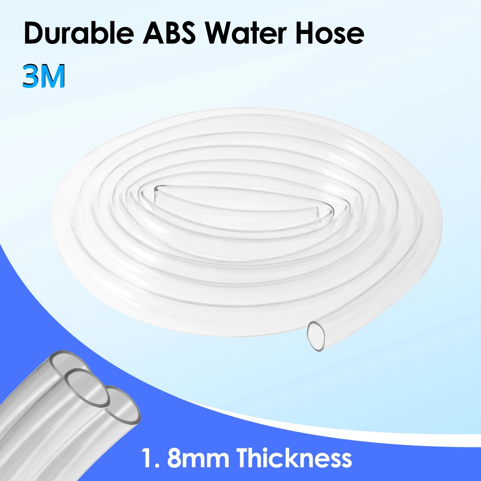 Transparent Hose Pump Tube Air Conditioner Drain Hose 15MM Flexible Nontoxic Transparent Air Conditioner Drainpipe Repair Tool
Transparent Hose Pump Tube Air Conditioner Drain Hose 15MM Flexible Nontoxic Transparent Air Conditioner Drainpipe Repair Tool