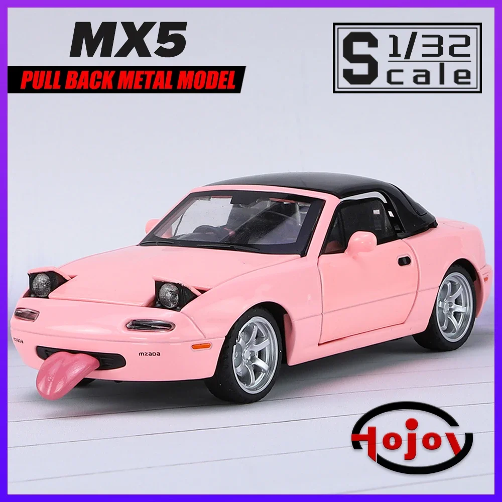 Metal Cars Toys Scale 1/32 Mazda MX-5 Diecast Alloy Car Model Gift for Boys Children Kids Toy Vehicles Sound and Light Pull Back
Metal Cars Toys Scale 1/32 Mazda MX-5 Diecast Alloy Car Model Gift for Boys Children Kids Toy Vehicles Sound and Light Pull Back