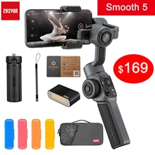 ZHIYUN Smooth 5 Smooth 4 3-Axis Phone Gimbals Handheld Stabilizers for Smartphones iPhone/Samsung/Huawei/Xiaomi/Action Cameras
ZHIYUN Smooth 5 Smooth 4 3-Axis Phone Gimbals Handheld Stabilizers for Smartphones iPhone/Samsung/Huawei/Xiaomi/Action Cameras