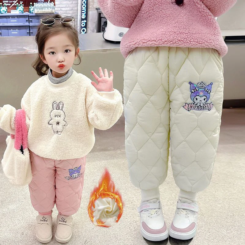 Kawaii Anime Sanrio Pants Hello Kitty Kuromi New Cute Cartoon Girls Pants Plush Velvet Thickened Cotton Trousers Girls Toys
Kawaii Anime Sanrio Pants Hello Kitty Kuromi New Cute Cartoon Girls Pants Plush Velvet Thickened Cotton Trousers Girls Toys