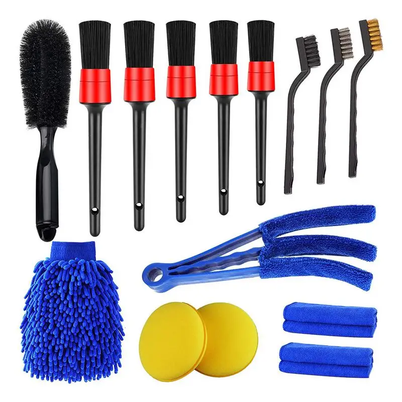 Car Detailing Brushes Kit Auto 15 PCs Interior And Exterior Detailing Brushes Kit Automobile Cleaning Brush Auto Detailing Tools
Car Detailing Brushes Kit Auto 15 PCs Interior And Exterior Detailing Brushes Kit Automobile Cleaning Brush Auto Detailing Tools