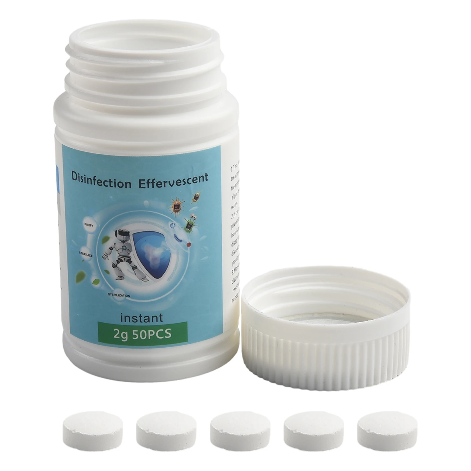 Clean Cleaning Tablet Multifunctional Purify Spa White Chlorine 50pcs Practical Reliable Brand New High Quality
Clean Cleaning Tablet Multifunctional Purify Spa White Chlorine 50pcs Practical Reliable Brand New High Quality